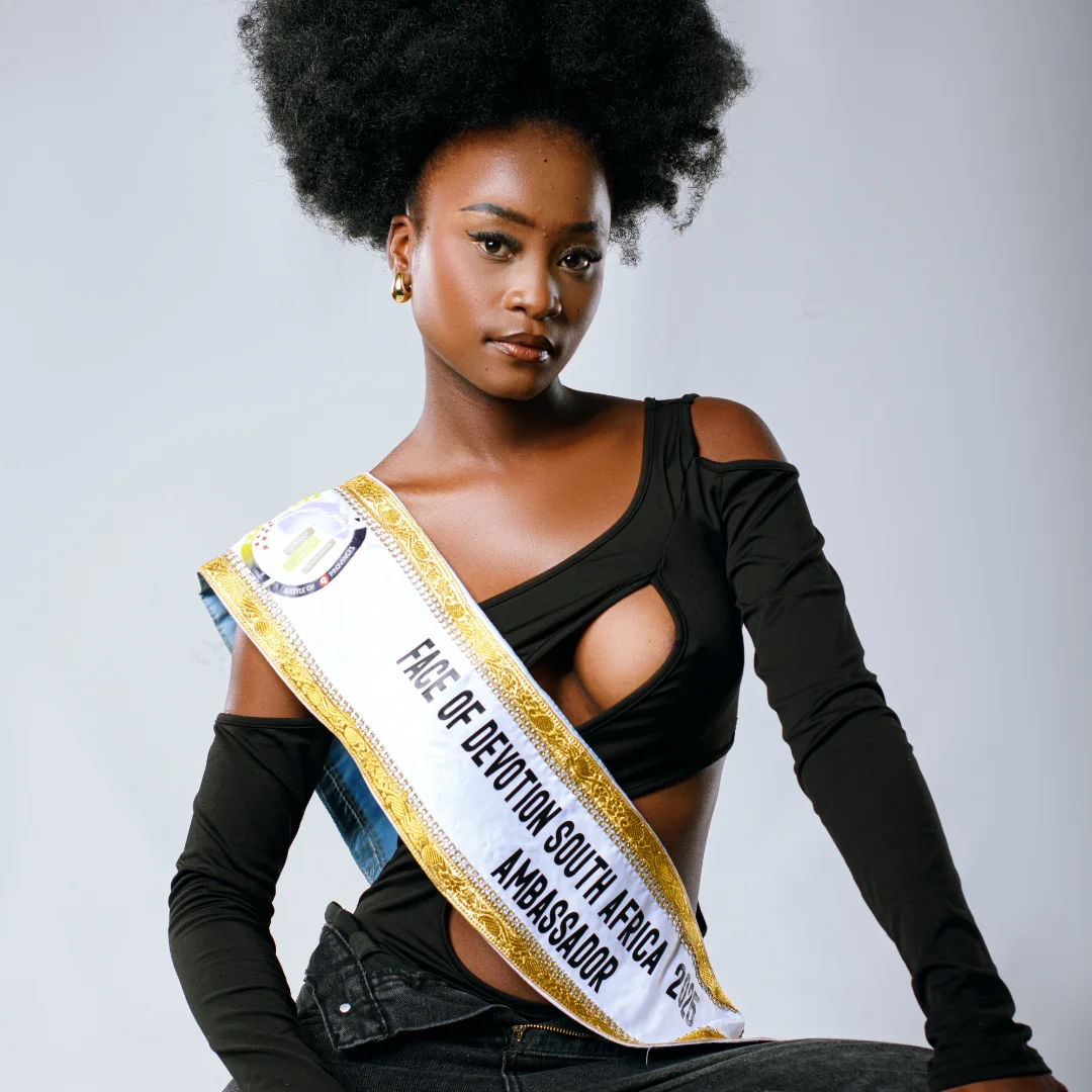 Face of Devotion Ambassador seated portrait